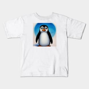 Cool Penguin - Cartoon Art Kids T-Shirt